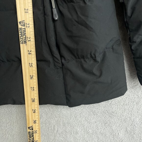 NWOT 32 Degrees Women's L Puffer Jacket Polyester Hooded Black Full Zip - Picture 9 of 11
